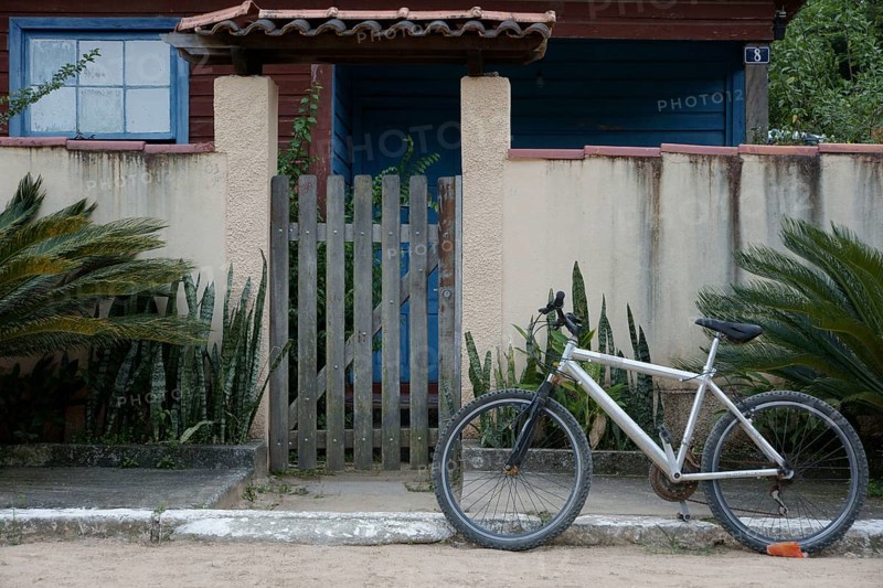 House, Bicycle, Ilha Grande, Rio de Janeiro, Brazil