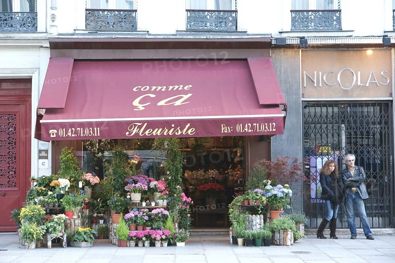 Floriculture, Rue Saint-Antoine, 4ème arrondissement, (75004), Paris, France