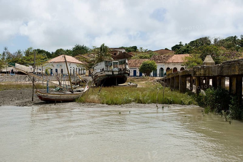 River, Boat, Alcântara, Maranhão, Brazil