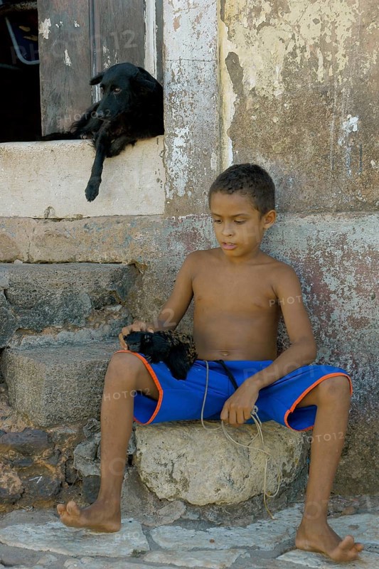 Boy, House, Alcântara, Maranhão, Brazil