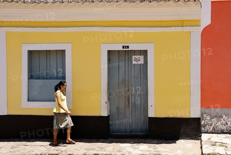 House, Woman, Alcântara, Maranhão, Brazil