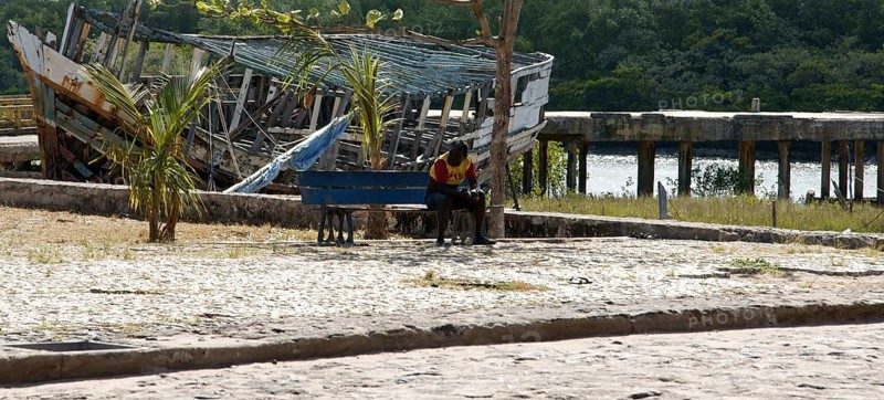 Broken boats, Alcântara, Maranhão, Brazil