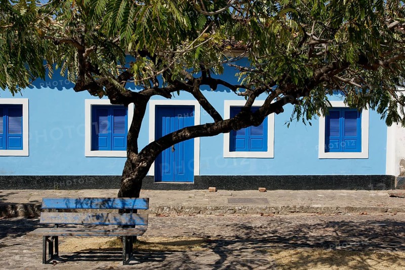 Square, House, Alcântara, Maranhão, Brazil