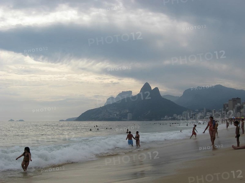 People, beach, City, Ipanema, Rio de Janeiro, Brazil