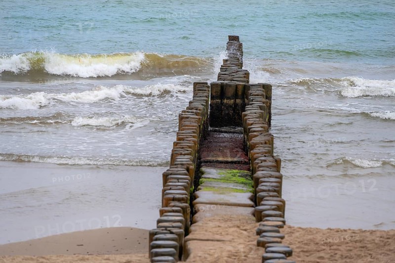 Grooves in the Baltic Sea, Darß, Mecklenburg-Western Pomerania, Germany