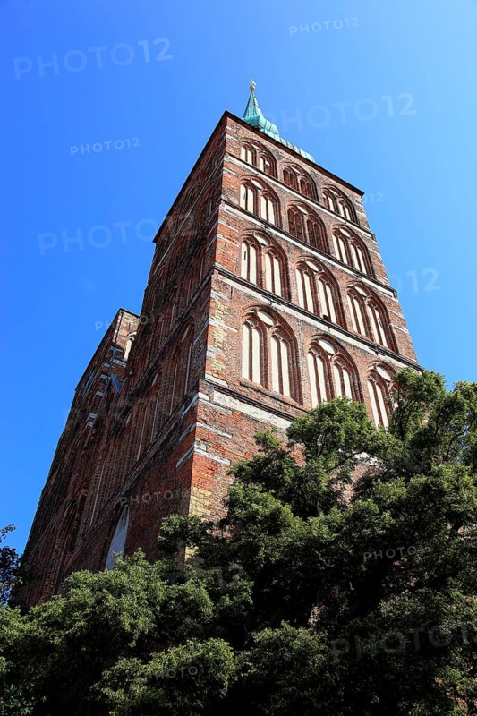 St. Nicholas Church, also St. Nicholas Church, in the urban area of Altstadt, Stralsund, Vorpommern-Rügen district, Mecklenburg-Western Pomerania, Germany