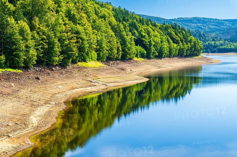Drinking water storage in Frauenau, region Regen, National Park Bavarian Forest, Bavaria, Germany