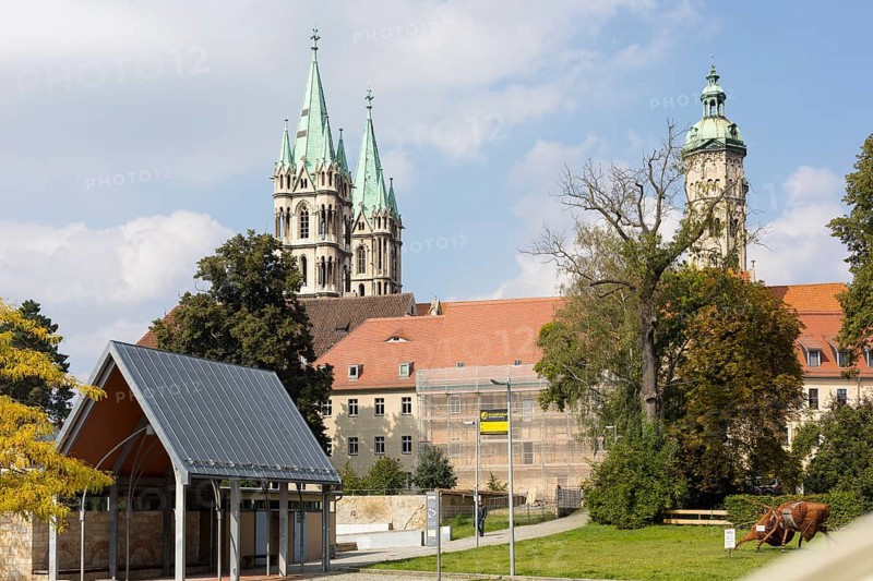 South view of Naumburg Cathedral, Naumburg (Saale), Saxony-Anhalt, Germany