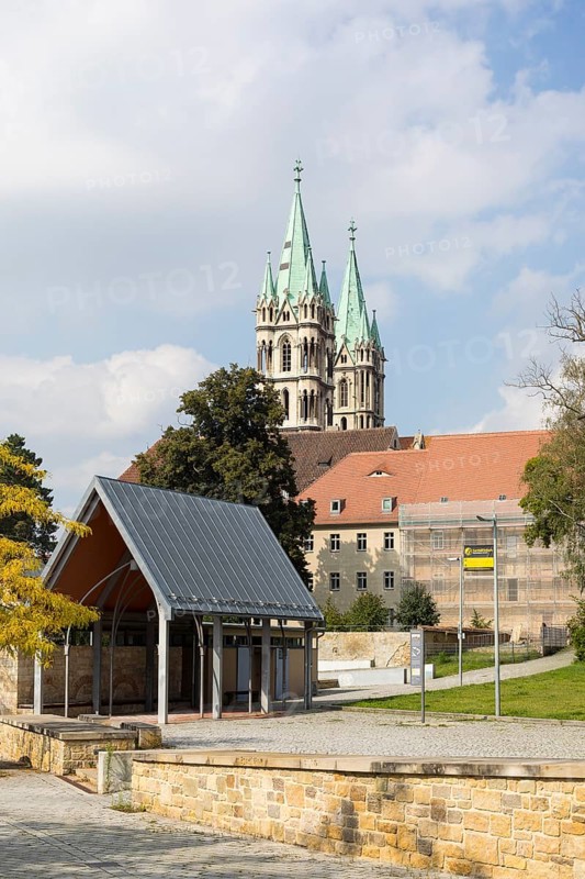 South view of Naumburg Cathedral, Naumburg (Saale), Saxony-Anhalt, Germany