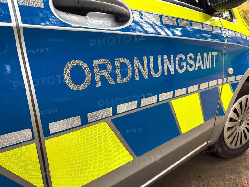 Vehicle with public order office lettering on car from Public Order Office, Germany