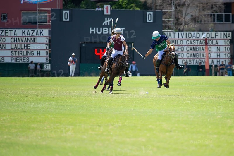 Scene at the 132nd Argentinean Open Polo Championship (Spanish Campeonato Argentino Abierto de Polo), match between Zeta Kazak and Natividad Dolfina, Buenos Aires, Argentina