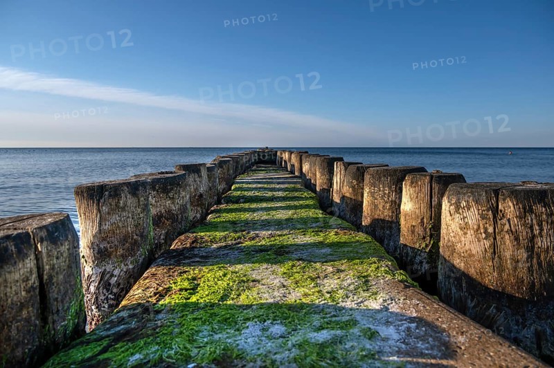 Grooves in the Baltic Sea, Ahrenshoop, Darß, Mecklenburg-Western Pomerania, Germany