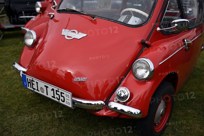 Henkel cabin 1950, cabin scooter at classic car meetings in Büsum, Schleswig-Holstein, Germany