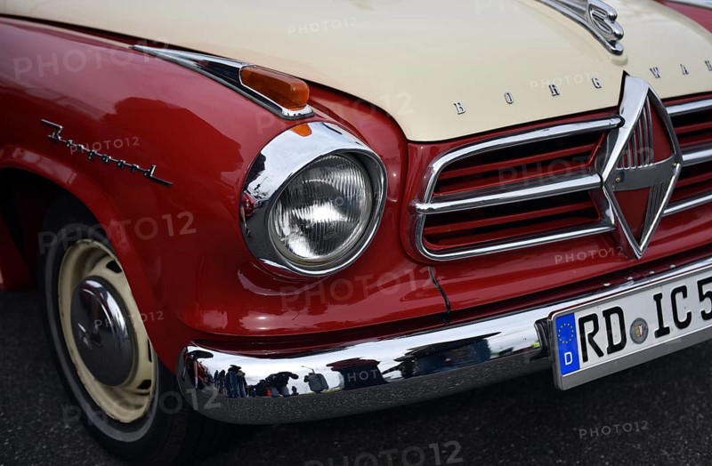 Borgward Isabella at classic car meeting in Büsum, Schleswig-Holstein, Germany
