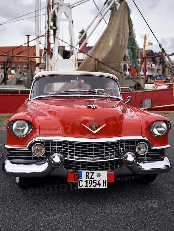 Cadillac Eldorado Convertible at classic car meeting in Büsum, Schleswig-Holstein, Germany