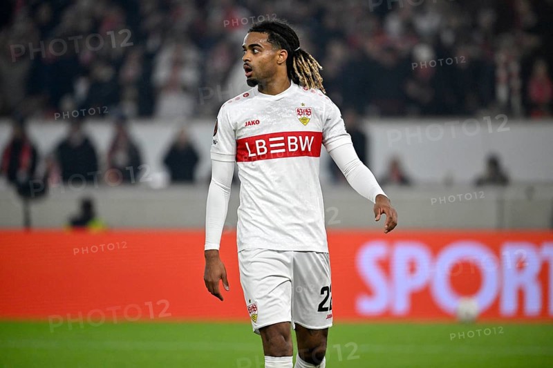 Lorenz Assignon VfB Stuttgart (22) Europa League, MHPArena, MHP Arena Stuttgart, Baden-Württemberg, Germany