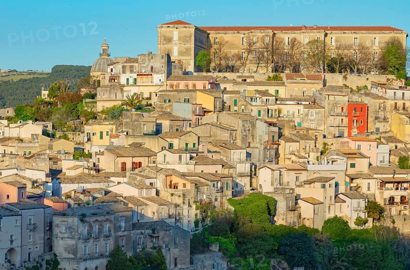 Ragusa Ibla historic town view, Ragusa Ibla, Ragusa province, Sicily, Italy
