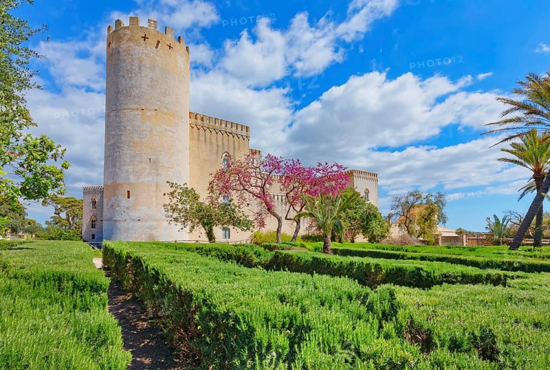 Donnafugata Castle, Donnafugata, Ragusa province, Sicily, Italy