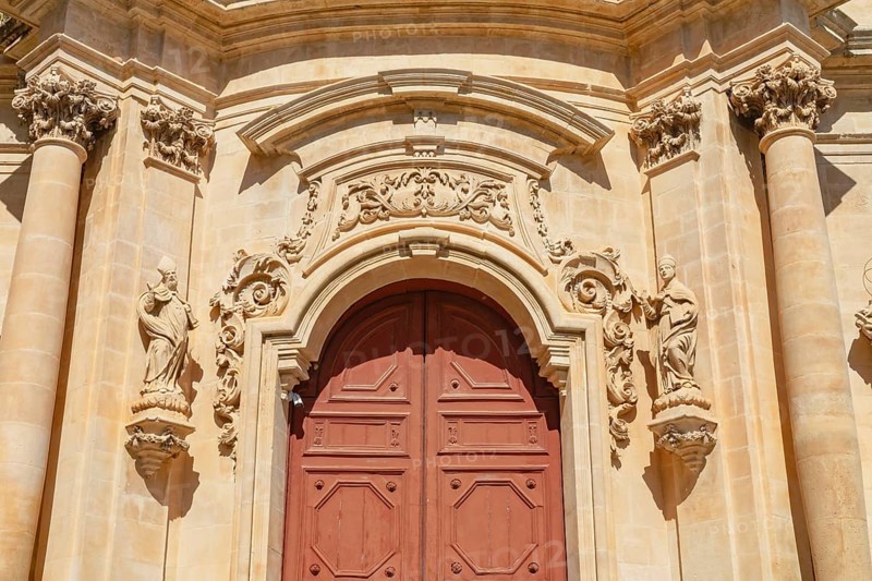 San Giuseppe church facade, Ragusa Ibla, Ragusa province, Sicily, Italy