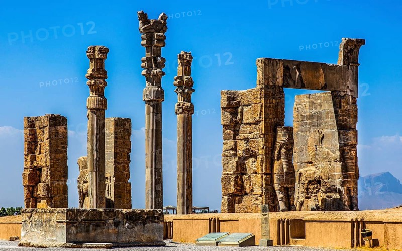 Gate of all countries with winged hybrids, Persepolis