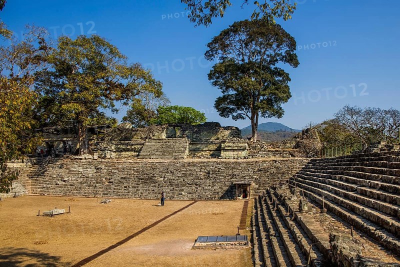 Ostplaza with structure 22, Copan, Honduras, Honduras