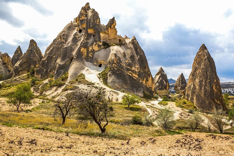 Kiliclar Valley, fantastic tuff rock formations, Cappadocia, Turkey