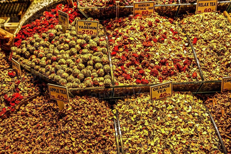 161/Egyptian bazaar with teas