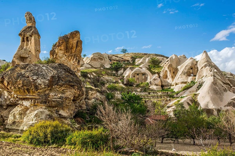 Valley of the Doves, fantastic tuff rock formations, Cappadocia, Turkey