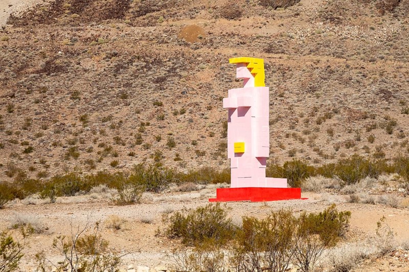 Beatty, Nevada - Art is the attraction in Rhyolite, a town that boomed briefly after gold was discovered in 1904. The Venus of Nevada is a 1992 work by Hugo Heyrman. Some modern visitors see a resemblance to President Donald Trump
