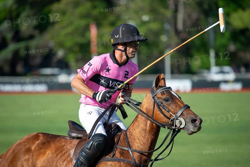 Scene at the 132nd Argentinean Open Polo Championship (Spanish Campeonato Argentino Abierto de Polo), player Facundo Pieres from the Ellerstina Indios Chapaleufú Vista team, Buenos Aires, Argentina