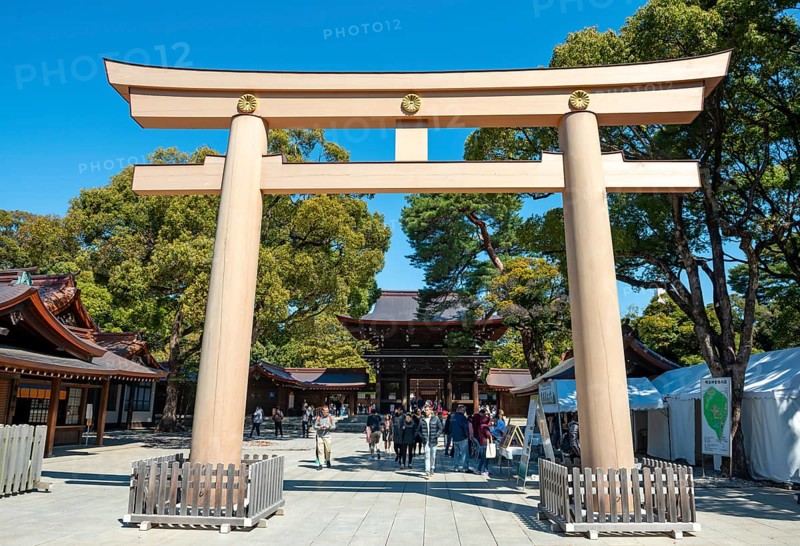 Meiji Jingu Sanno Torii at the entrance
