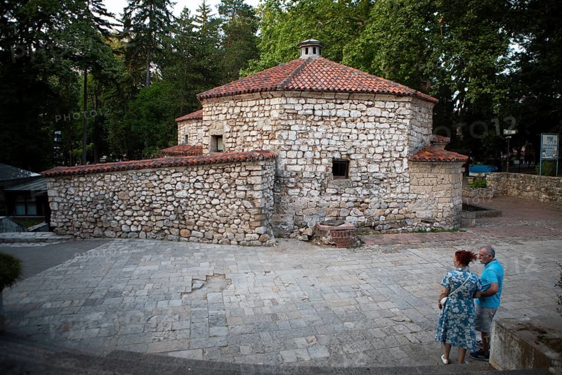 Amam Turkish bath in Svetog Save pedestrian zone in Sokobanja, Serbia