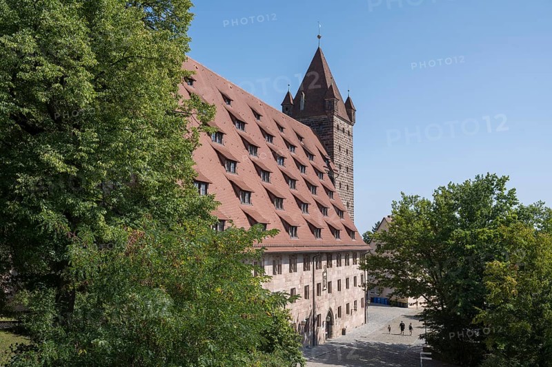 Youth hostel, formerly Kaiserstallung, Kaiserburg, Nürnberger Burg, Nuremberg, Middle Franconia, Franconia, Bavaria, Germany