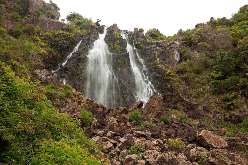 Waratah Falls near the village of Waratah in northwestern Tasmania