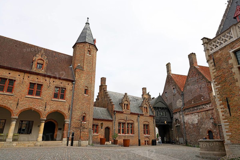 Gruuthusemuseum in the historic old town of Bruges, UNESCO World Heritage Site, Flanders, Belgium