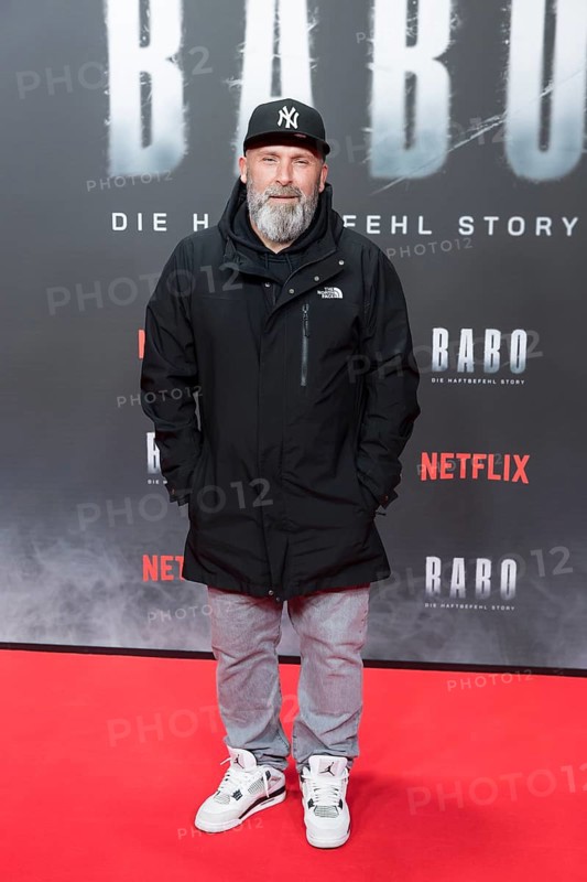 Niko Backspin at the premiere of the Netflix film Babo in the Astor Film Lounge Berlin on 24.10.2025