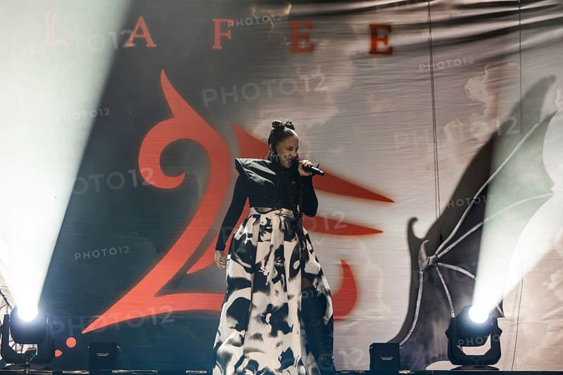 LaFee (real name: Christina Klein) live on Shadow & Light Tour 2025 at Berlin's Tempodrom on 26.10.2025