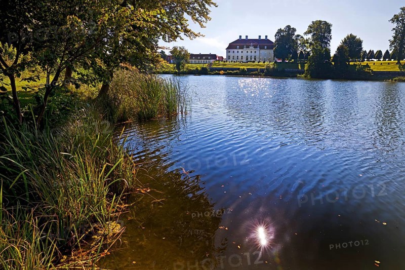 Meseberg Castle, Baroque Castle on Lake Huwenow, Guest House and Conference Center of the Federal Government, Meseberg, Gransee, Brandenburg, Germany