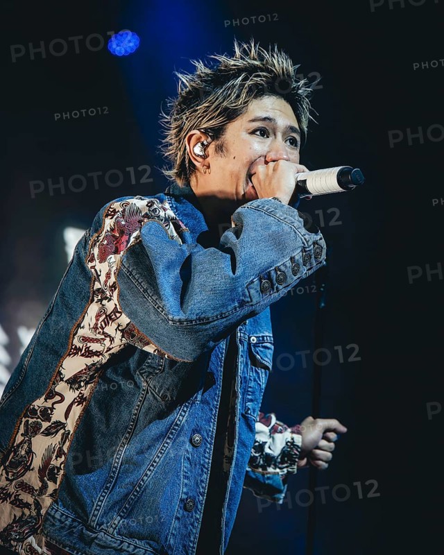Singer Takahiro Moriuchi from One Ok Rock live on Detox European Tour 2025 in Berlin's Max-Schmeling-Halle on 24.10.2025