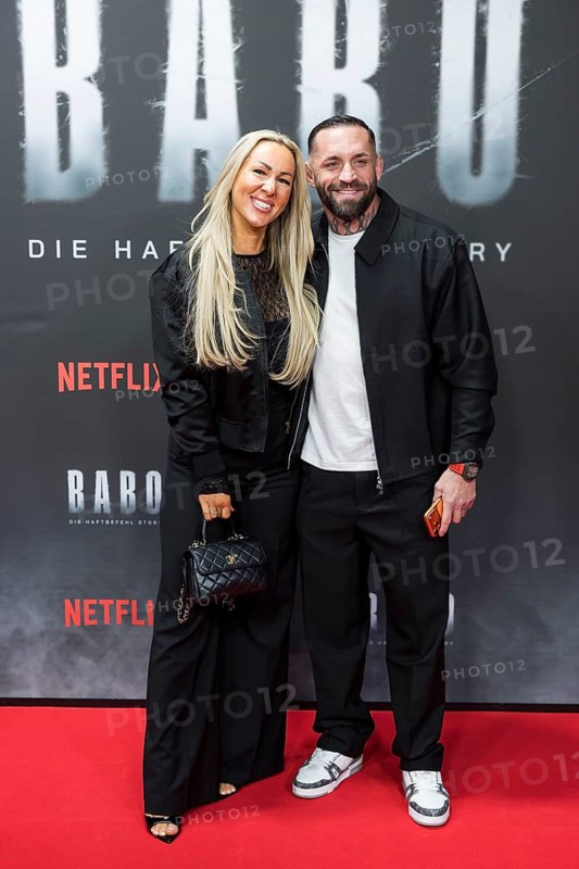 Dominique Eckerlin and Christian Eckerlin at the premiere of the Netflix film Babo at the Astor Film Lounge Berlin on 24.10.2025
