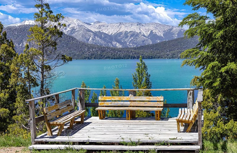 Argentina, Patagonia, Bariloche Island Isla Victoria and Arrayanes forest scenic landscapes