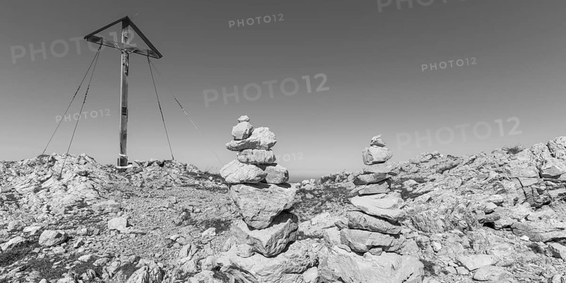 Summit Cross, Großer Daumen, 2280m, Allgäu Alps, Allgäu, Bavaria, Germany
