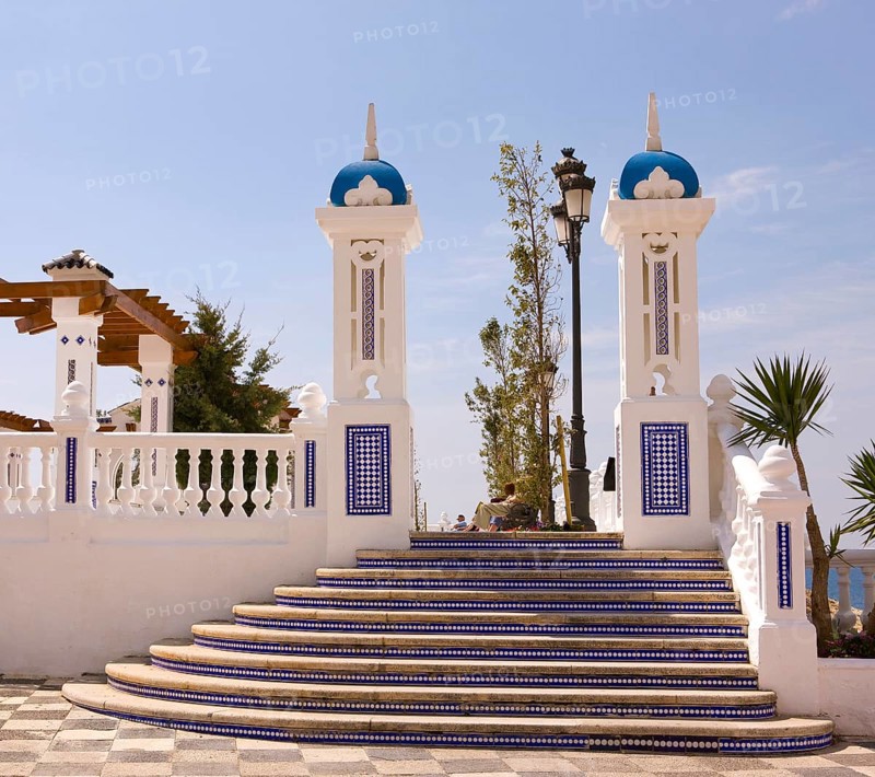 Way to the observation deck, Benidorm, Valencia, Costa Blanca, Spain