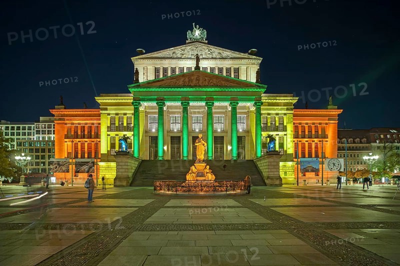 Schauspielhaus am Gendarmenmarkt Berlin illuminates Festival of Lights
