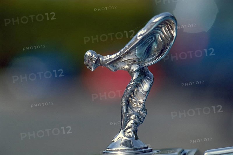Rolls Royce radiator figure, Spirit of Ecstasy has been the name of the cooler figure from Rolls-Royce since 1911m, London, England, Great Britain