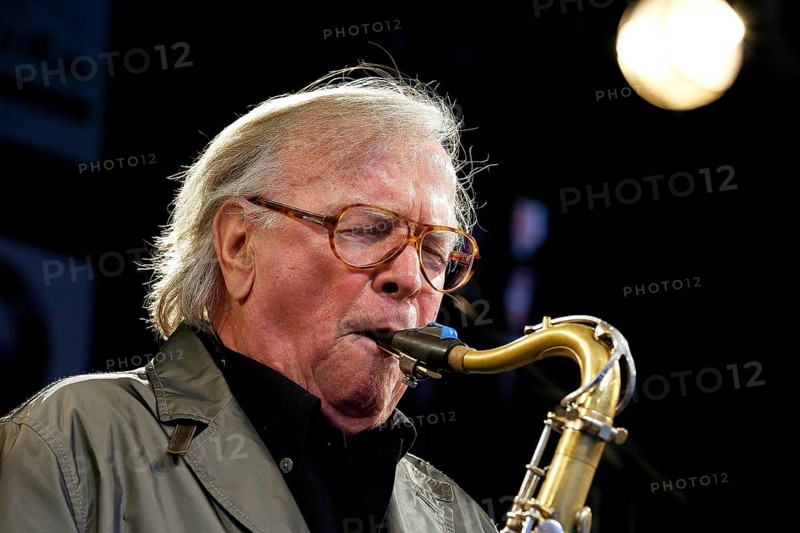 Klaus Doldinger died on 16.10.2025, archive recording Klaus Doldinger, musician, D, jazz, Passport Today, tour 2012, 17th Köpenicker Blues & Jazz Festival, performance open air, 20.07.2012, Rathaushof Köpenick, Berlin < english> Klaus Doldinger, musician, GER, jazz, performing 20.07.2012 in Berlin, Germany