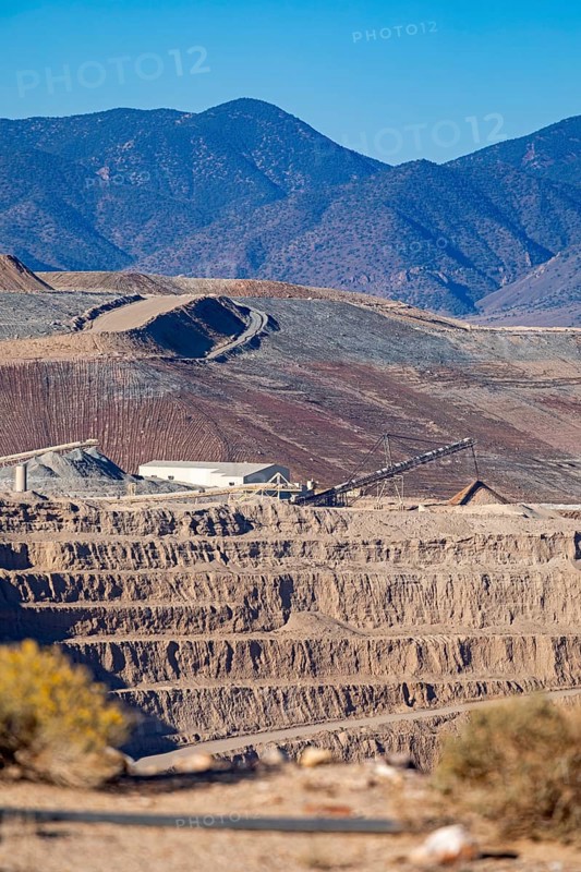Round Mountain, Nevada - The Round Mountain Gold Mine, an open pit mine operated by Kinross Gold
