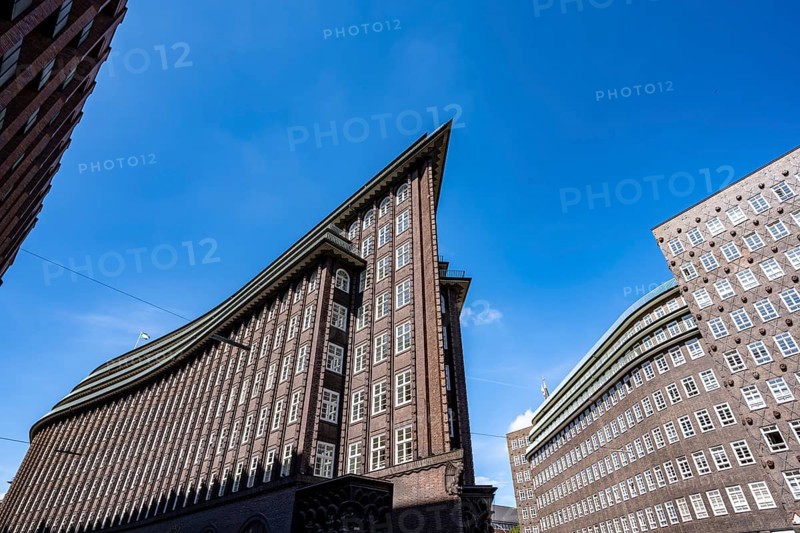 Chile House, former office building, brick expressionism, architect Fritz Höger, UNESCO World Heritage Site, Hamburg, Germany