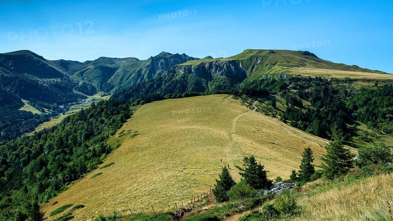 Auvergne Volcanoes Regional Park. The Sancy Massif, Puy de Dome. Auvergne Rhone Alpes. France
