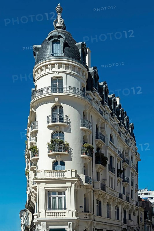 Vichy, listed as World Heritage by UNESCO. The old Astoria Palace hotel. Allier department. Auvergne-Rhone-Alpes. France
